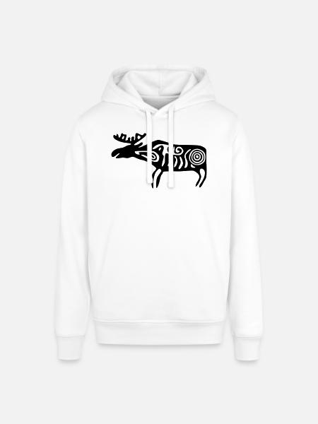 Elch Sámi Samen - Stanley/Stella Unisex Hoodie SOUNDER - Weiß