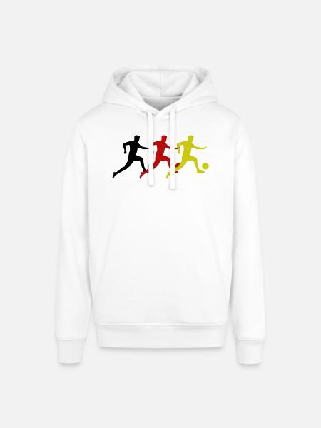 Football Player Germany - Stanley/Stella SOUNDER Unisex Hoodie - white