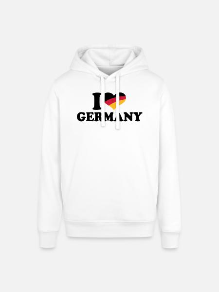 I love Germany - Stanley/Stella Unisex Hoodie SOUNDER - Weiß