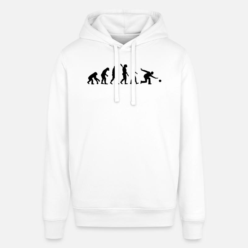 Évolution Bowling - Sweat à capuche SOUNDER Stanley/Stella Unisexe - blanc