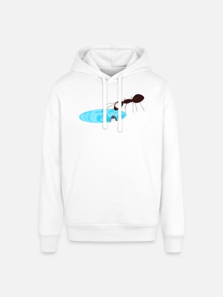 Ant - Stanley/Stella SOUNDER Unisex Hoodie - white