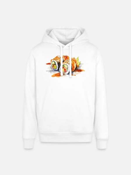 Sushi - Stanley/Stella SOUNDER Unisex Hoodie - white