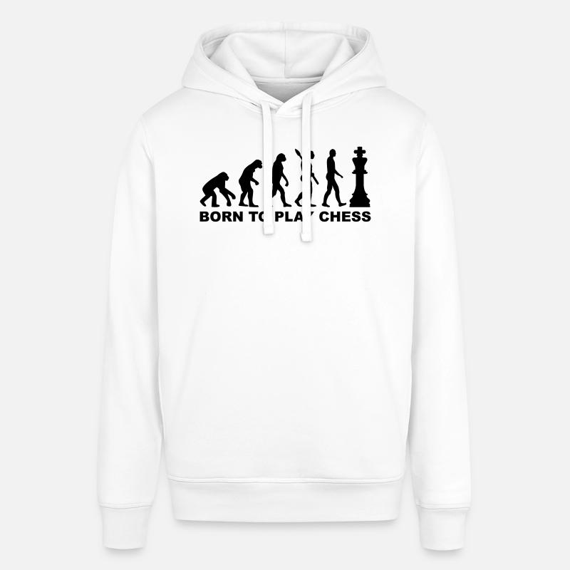 Evolution Chess - Sweat à capuche SOUNDER Stanley/Stella Unisexe - blanc