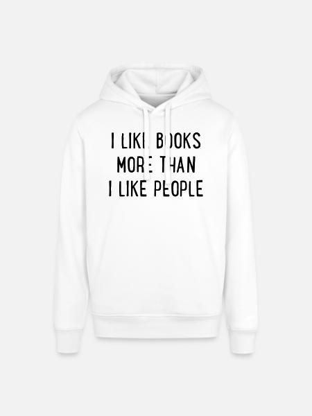Books - Stanley/Stella SOUNDER Unisex Hoodie - white