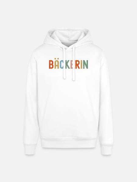 Bäckerin - Stanley/Stella Unisex Hoodie SOUNDER - Weiß