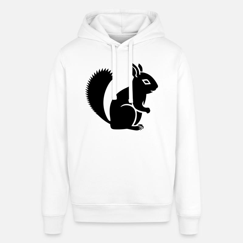 écureuil - Sweat à capuche SOUNDER Stanley/Stella Unisexe - blanc