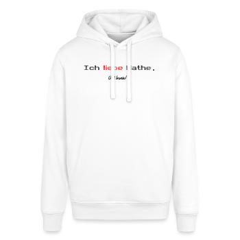 Math ironie shirt - Sweat à capuche SOUNDER Stanley/Stella Unisexe - blanc - Devant - Alina (178cm) & Michal (187cm)