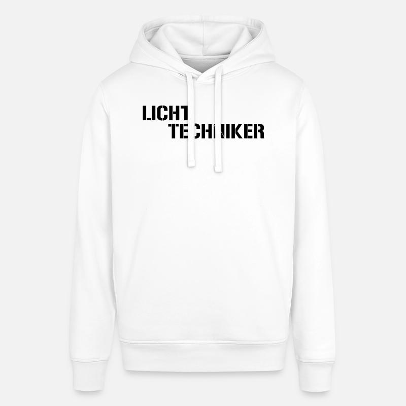 technicien éclairage - Sweat à capuche SOUNDER Stanley/Stella Unisexe - blanc