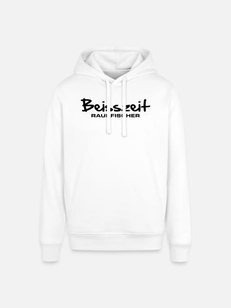 beisszeit_raubfischer - Stanley/Stella Unisex Hoodie SOUNDER - Weiß