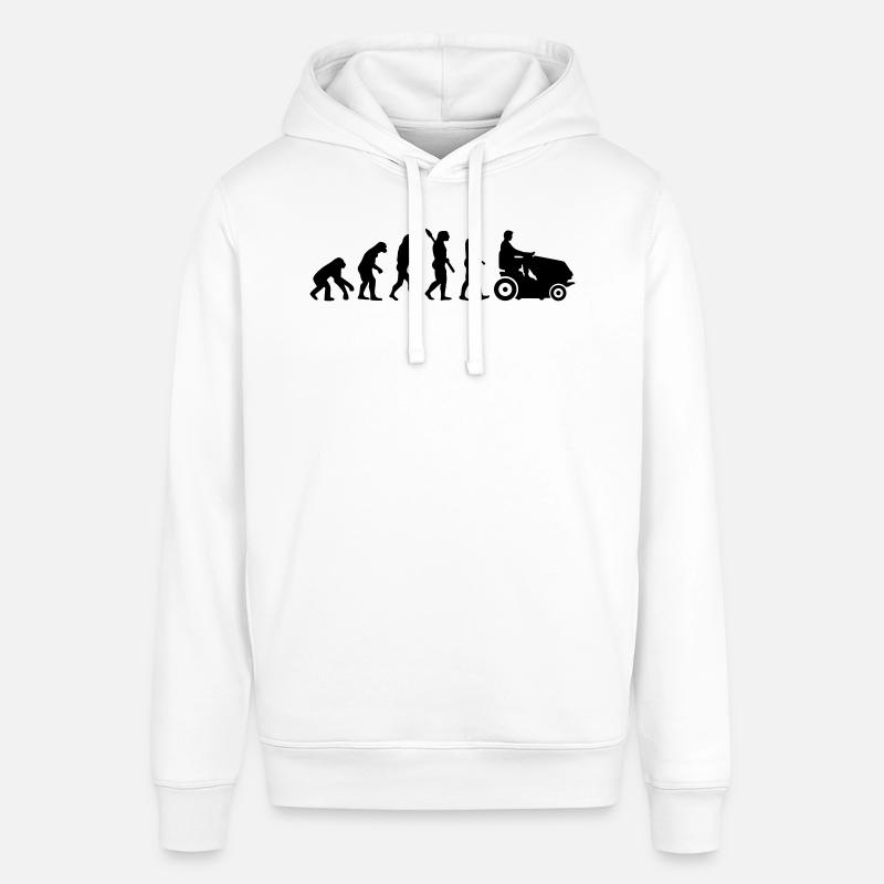 Evolution Rasenmäher - Stanley/Stella Unisex Hoodie SOUNDER - Weiß
