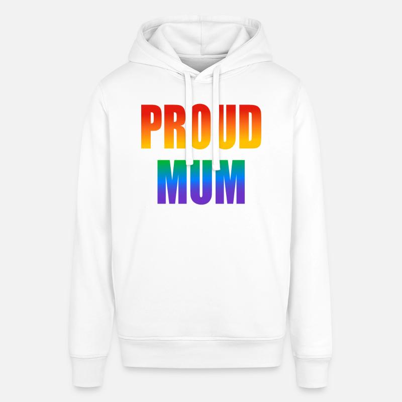 Stolze Mutter schwuler Regenbogen - Stanley/Stella Unisex Hoodie SOUNDER - Weiß