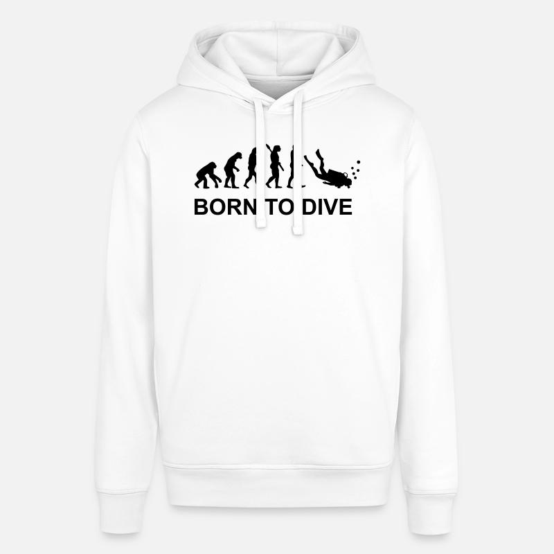 Évolution Plongée - Sweat à capuche SOUNDER Stanley/Stella Unisexe - blanc