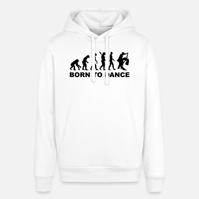 Evolution Dancing - Stanley/Stella SOUNDER Unisex Hoodie - white