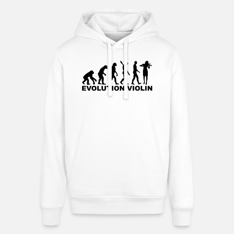 Evolution violin - Sweat à capuche SOUNDER Stanley/Stella Unisexe - blanc