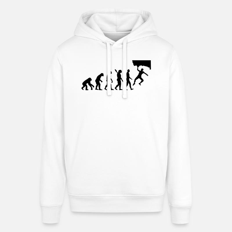 Evolution Bouldering - Sweat à capuche SOUNDER Stanley/Stella Unisexe - blanc