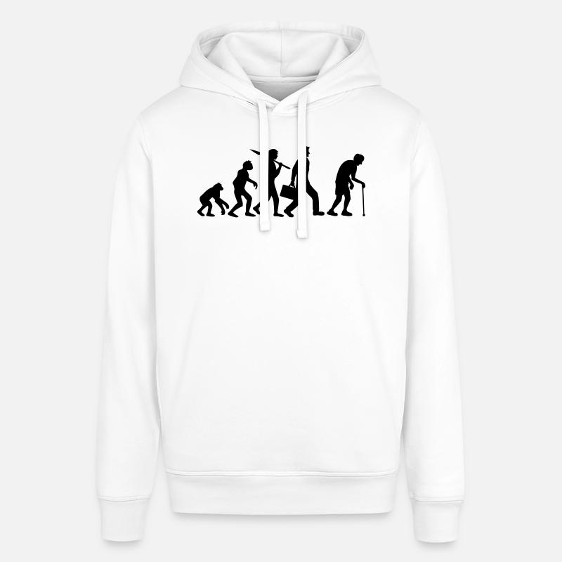 Conception de grand-père Evolution - Sweat à capuche SOUNDER Stanley/Stella Unisexe - blanc