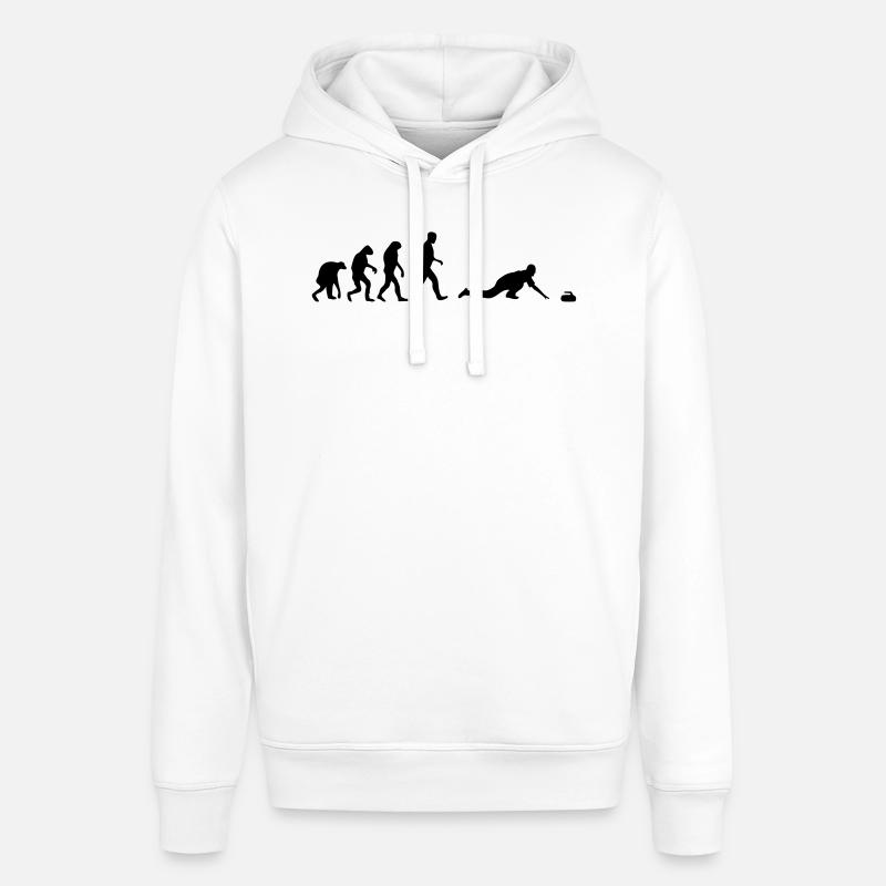 l'évolution de curling - Sweat à capuche SOUNDER Stanley/Stella Unisexe - blanc