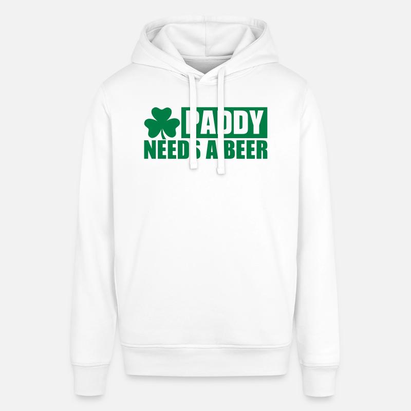 Paddy needs a Beer - Sweat à capuche SOUNDER Stanley/Stella Unisexe - blanc