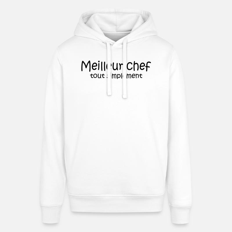 Meilleur chef tout simplement - Stanley/Stella Unisex Hoodie SOUNDER - Weiß