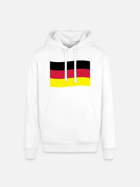 Germany Flag Flag - Stanley/Stella SOUNDER Unisex Hoodie - white