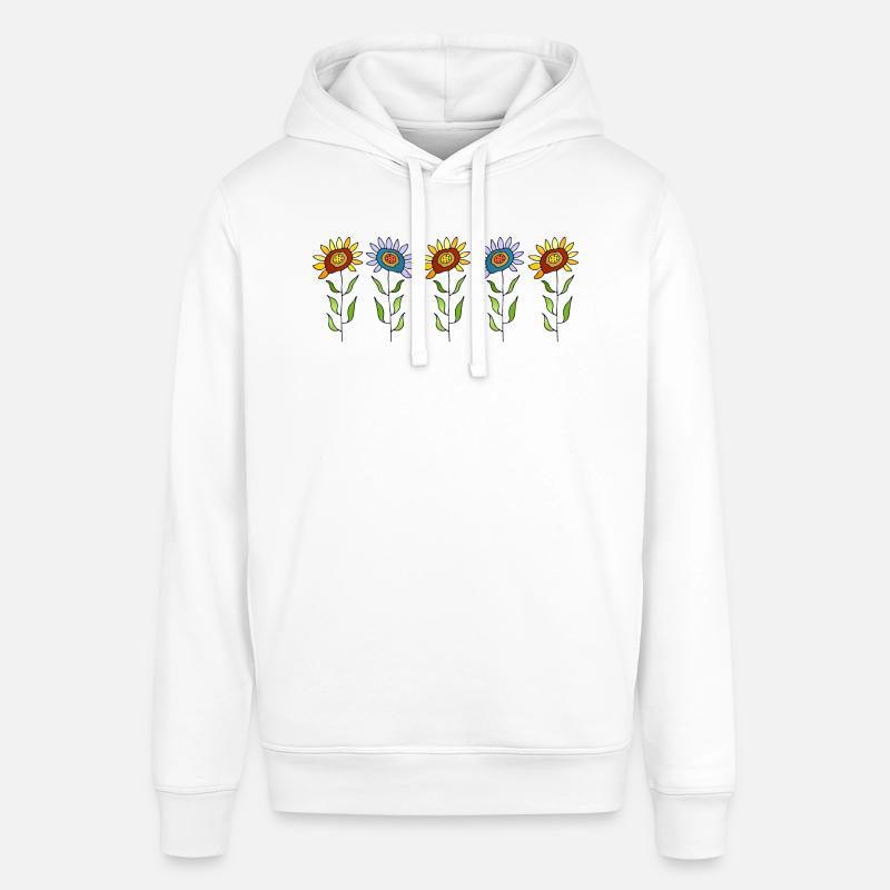 Fleur - Sweat à capuche SOUNDER Stanley/Stella Unisexe - blanc