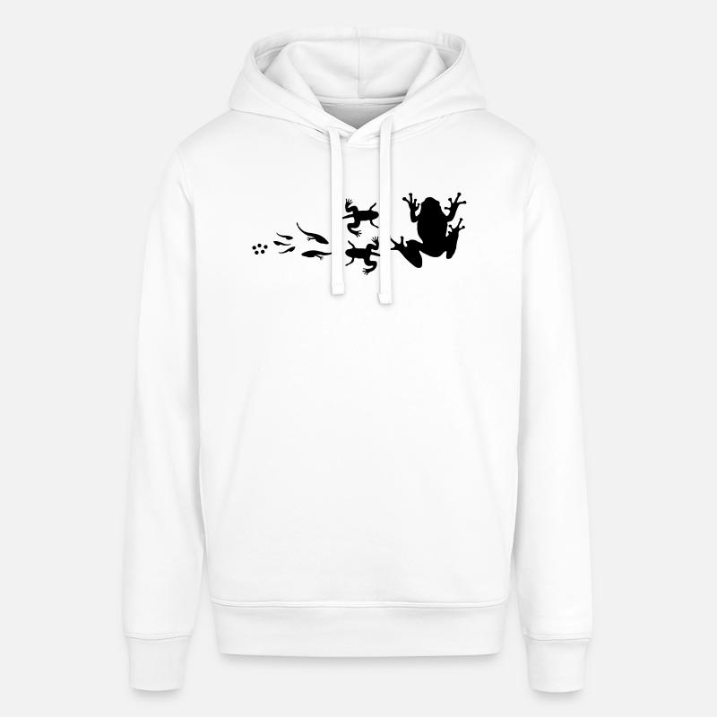 évolution-grenouille - Sweat à capuche SOUNDER Stanley/Stella Unisexe - blanc