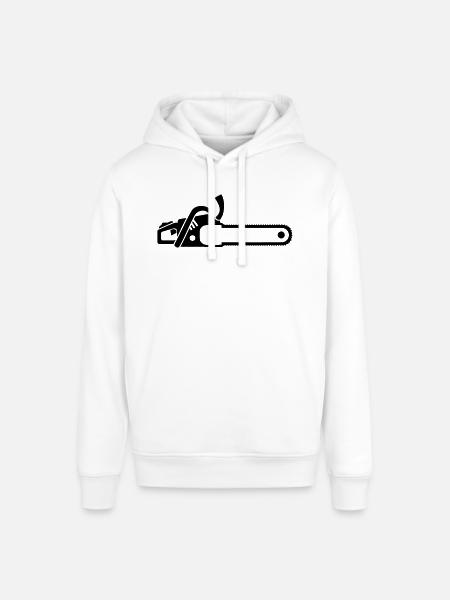 Chainsaw - Stanley/Stella SOUNDER Unisex Hoodie - white