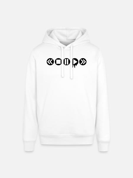 play_it___f1 - Stanley/Stella SOUNDER Unisex Hoodie - white