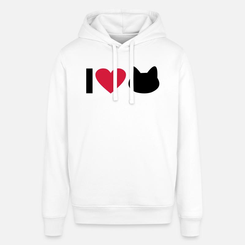 chat - Sweat à capuche SOUNDER Stanley/Stella Unisexe - blanc