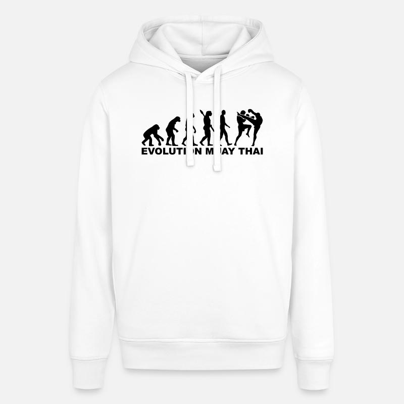 Evolution Muay Thai - Sweat à capuche SOUNDER Stanley/Stella Unisexe - blanc