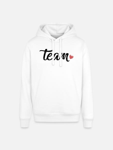 Team Herz - Stanley/Stella SOUNDER Unisex Hoodie - white