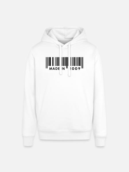 Birthday 2009 - Stanley/Stella SOUNDER Unisex Hoodie - white