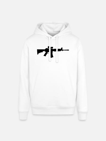 Gewehr M4 - Stanley/Stella SOUNDER Unisex Hoodie - white