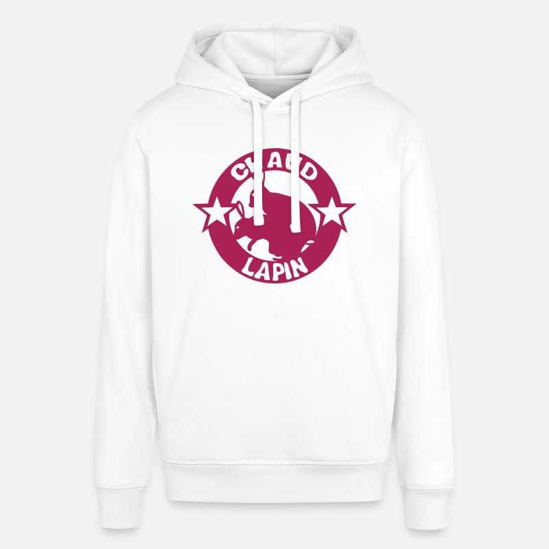 chaud lapin expression logo sexe - Sweat à capuche SOUNDER Stanley/Stella Unisexe - blanc