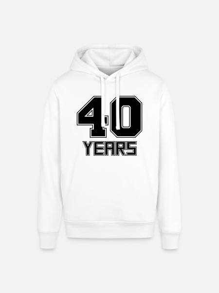 40 years - Stanley/Stella SOUNDER Unisex Hoodie - white