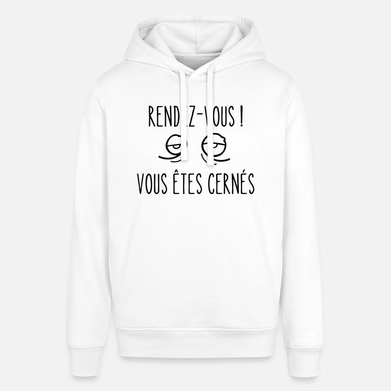 rendez-vous vous êtes cernés - Sweat à capuche SOUNDER Stanley/Stella Unisexe - blanc