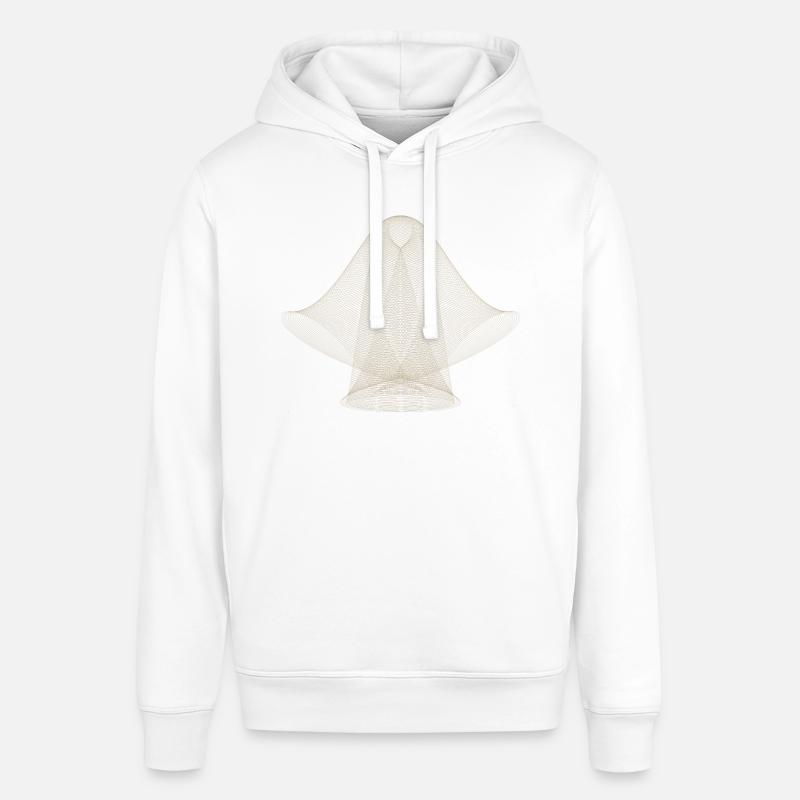 Conception de points abstraits - Sweat à capuche SOUNDER Stanley/Stella Unisexe - blanc