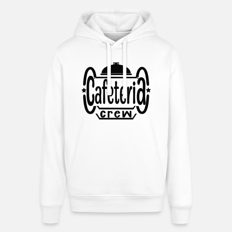 funny Cafeteria crew desing - Sweat à capuche SOUNDER Stanley/Stella Unisexe - blanc