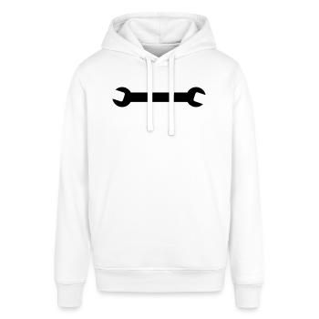 Schlüssel - Stanley/Stella Unisex Hoodie SOUNDER - Weiß - Vorne - Alina (178cm) & Michal (187cm)