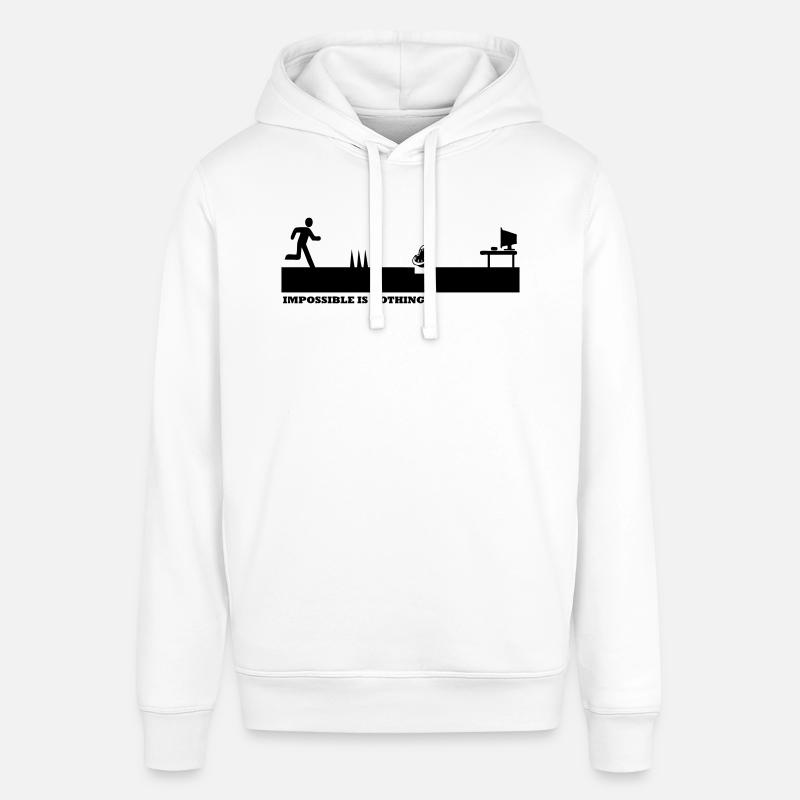 Impossible Is Nothing - Sweat à capuche SOUNDER Stanley/Stella Unisexe - blanc