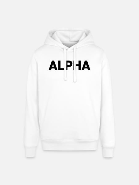 Rang Alpha Dark Pack - Sweat à capuche SOUNDER Stanley/Stella Unisexe - blanc