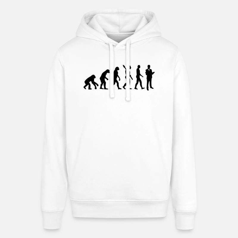 Évolution Avocat - Sweat à capuche SOUNDER Stanley/Stella Unisexe - blanc