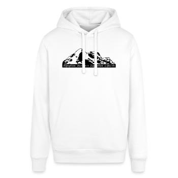 Alpspitze Zugspitze - Stanley/Stella Unisex Hoodie SOUNDER - Weiß - Vorne - Alina (178cm) & Michal (187cm)