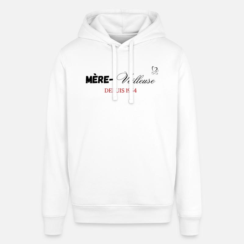 Mère veilleuse depuis 1954 - Sweat à capuche SOUNDER Stanley/Stella Unisexe - blanc