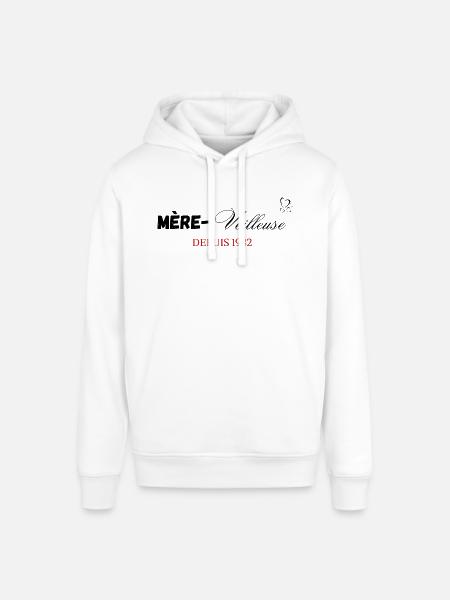 Mère veilleuse depuis 1982 - Sweat à capuche SOUNDER Stanley/Stella Unisexe - blanc