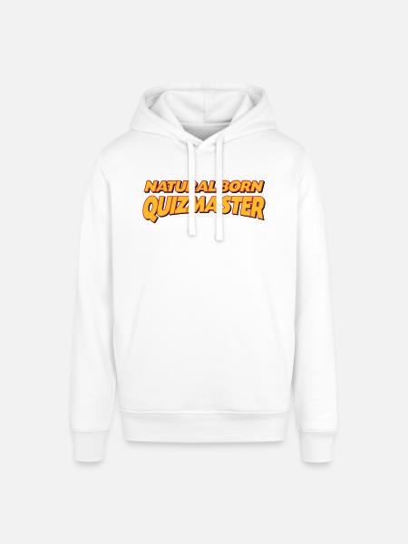 Natural born quizmaster 3col - Stanley/Stella SOUNDER Unisex Hoodie - white