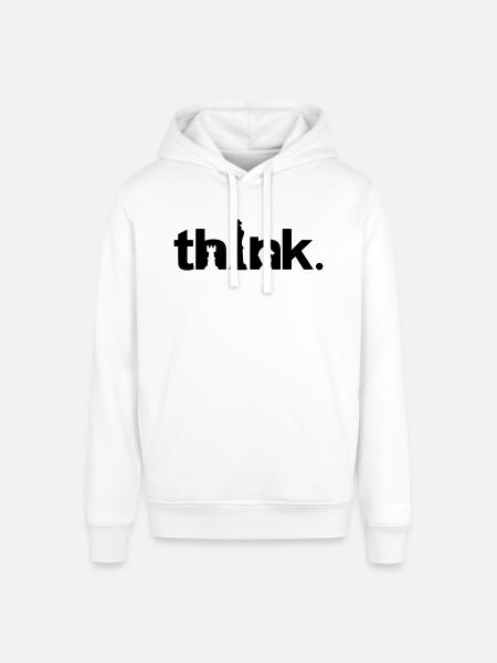 THINK - Stanley/Stella SOUNDER Unisex Hoodie - white