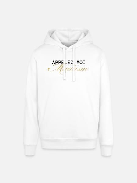 Call Me Mrs. Gold- Bride-to-be - Stanley/Stella SOUNDER Unisex Hoodie - white