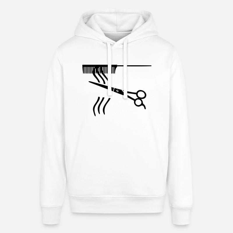 Coiffeur Coiffure - Sweat à capuche SOUNDER Stanley/Stella Unisexe - blanc