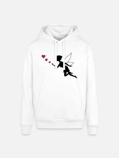 fee herzen - Stanley/Stella Unisex Hoodie SOUNDER - Weiß